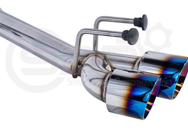 2025-PRESENT TOYOTA CAMRY SE & XSE | MUFFLER DELETE AXLE BACK EXHAUST (CHROME TIPS OR BURNT BLUE TIPS)