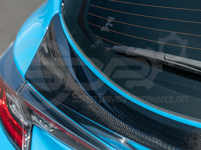 2019-UP TOYOTA GR COROLLA | JDM SDP PERFORMANCE STYLE CARBON FIBER REAR HATCH MID WING SPOILER