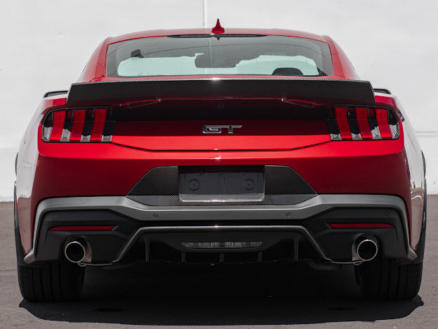 2024-UP FORD MUSTANG S650 | CARBON FIBER REAR TRUNK DUCKTAIL INTEGRATED WING SPOILER MODULE