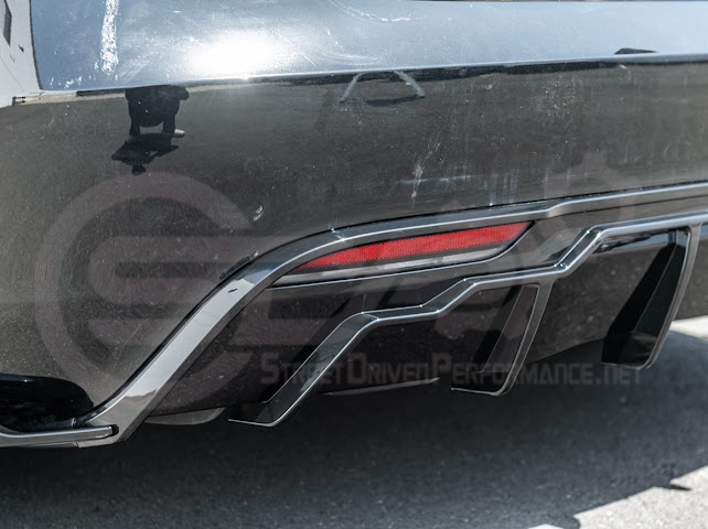 2024-UP TESLA MODEL 3 TRACK STYLE REAR BUMPER DIFFUSER