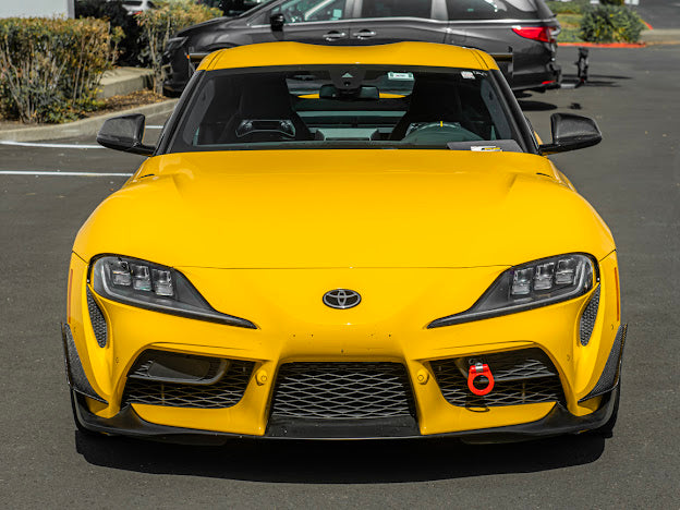 2020-Up Toyota GR Supra A90 A91 | SDP Performance Style CARBON FIBER Front Bumper Canard Splitter (Pair)
