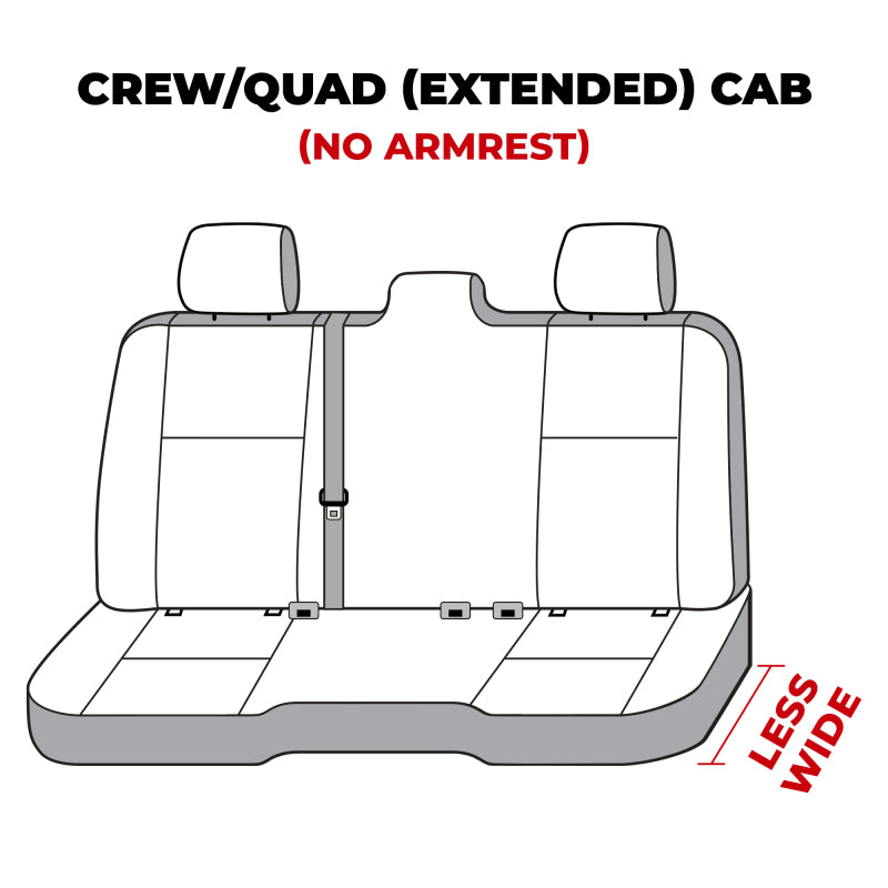 Covercraft 19-24 Dodge Ram Polycotton SeatSaver Custom Second Row Seat Covers - Tan