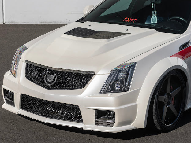 2009-2015 CTS-V V2 - Carbon Fiber Fog Light Bezels / Covers