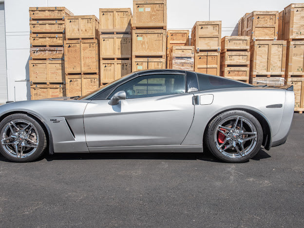 2005-2013 CHEVROLET CORVETTE C6 BASE FRONT AND REAR SPLASH GUARDS MUD FLAPS