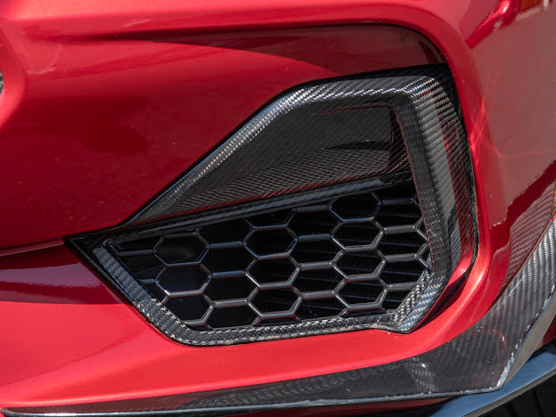 2024-Up Mustang GT S650 | CARBON FIBER Front Side Grille Insert Replacement Pair