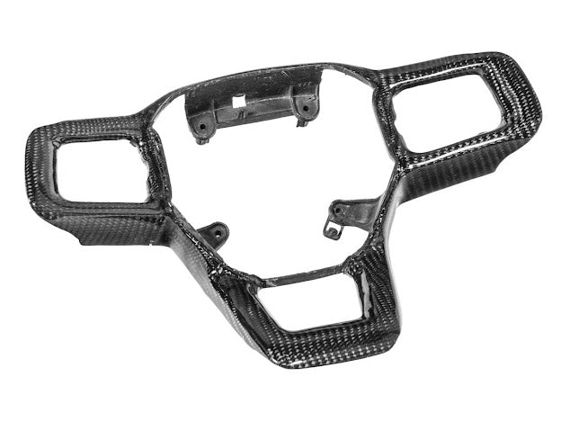 2024-Up Ford Mustang S650 | Carbon Fiber / Forged Carbon Fiber Steering Wheel Button Replacement