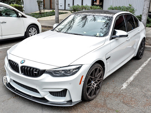 2015-2020 BMW F80 M3 & F82 / F83 M4 | SDP PERFORMANCE STYLE CARBON FIBER Front Bumper Lower Lip Splitter Ground Effects