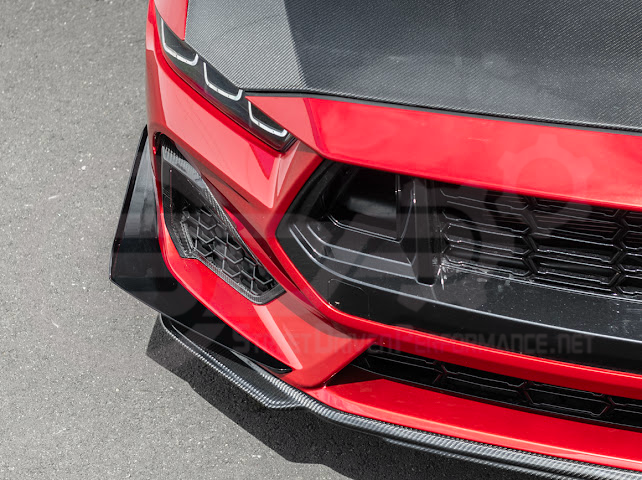 2024-UP MUSTANG S650 GT | FRONT SPLITTER LIP GROUND EFFECTS CANARDS PAIR
