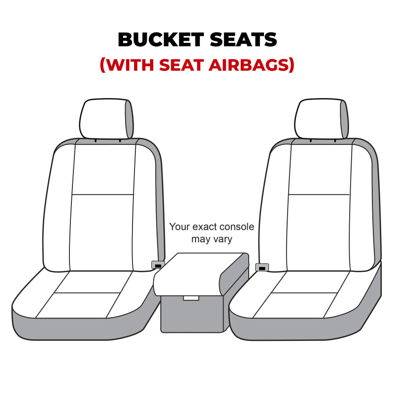 Covercraft 19-24 Dodge Ram Polycotton SeatSaver Custom Front Row Seat Covers - Taupe