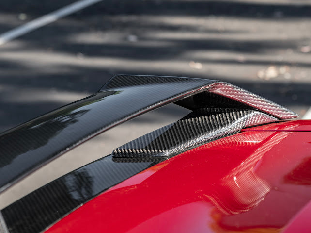 2024-Up Ford Mustang S650 | GT Style CARBON FIBER Rear Trunk Lid Wing & Spoiler Panel