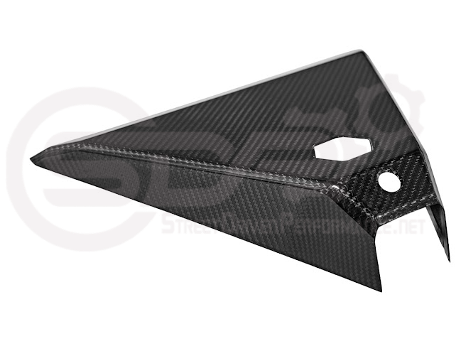 2024-Up Tesla Cybertruck | Interior DRY Carbon Fiber Rear View Mirror Upper Trim Cover