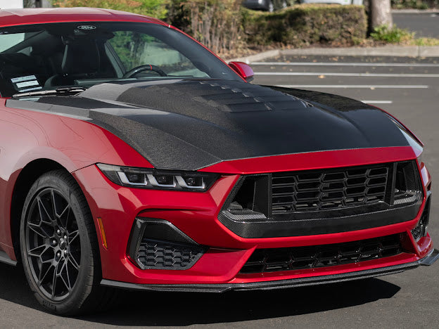 2024-UP MUSTANG S650 | GT500 PACKAGE FRONT VENTED HOOD