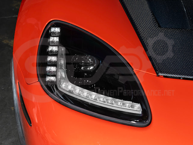 2005-2013 CHEVROLET CORVETTE C6 | C7 STYLE PROJECTOR LED SEQUENTIAL SIGNAL TURN HEADLIGHTS (PAIR)