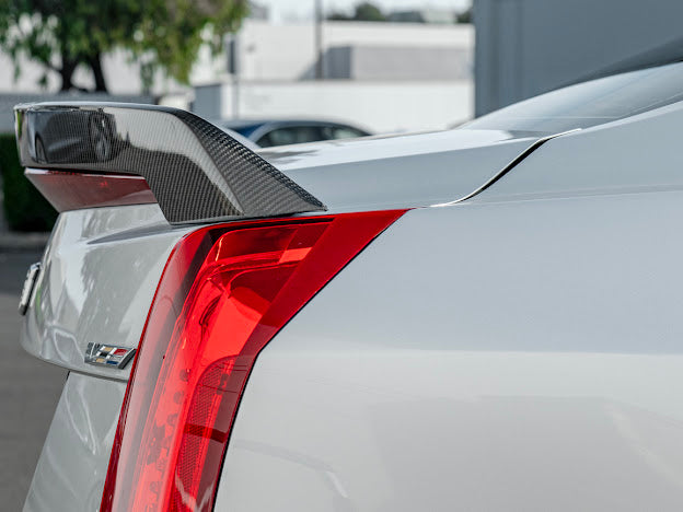 2016 - 2019 Cadillac ATS-V Sedan | Carbon Fiber SDP Style Rear Trunk Lid Spoiler Wing