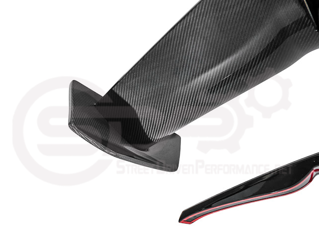 2014-2019 CHEVROLET CORVETTE C7  | EXTENDED REAR HIGH SPOILER WITH WING RISER