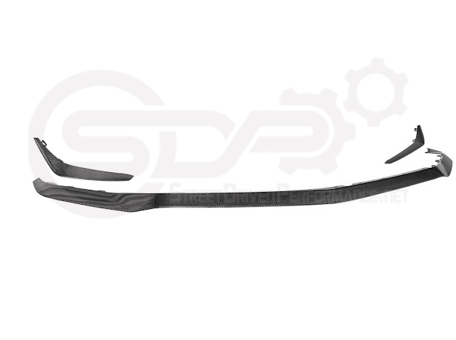 2020-UP CADILLAC CT4-V BLACKWING | CARBON FIBER FRONT LIP SPLITTER WITH CANARDS GROUND EFFECTS