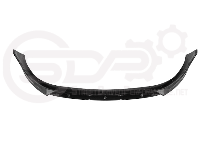 2025-UP TESLA MODEL Y | SDP TRACK STYLE GLOSS BLACK 4 PIECE FRONT LIP SPLITTER GROUND EFFECTS
