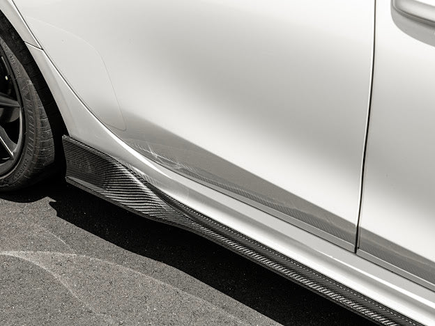 2022-UP HONDA CIVIC TYPE R | JDM STYLE CARBON FIBER SIDE SKIRTS ROCKER PANELS GROUND EFFECTS