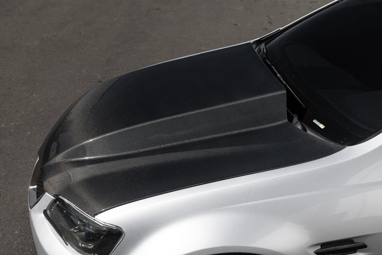 2008-2009 PONTIAC G8 CARBON FIBER FRONT COWL HOOD