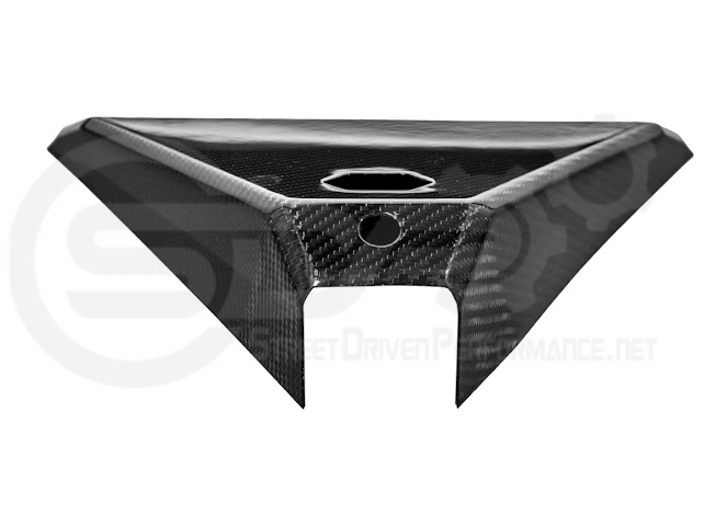 2024-Up Tesla Cybertruck | Interior DRY Carbon Fiber Rear View Mirror Upper Trim Cover