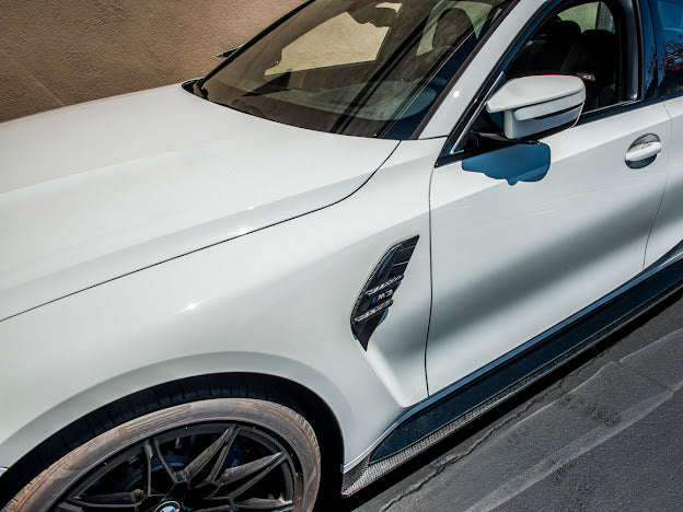 2021-Up BMW G80 M3 & G82 / G83 M4 | Factory Style CARBON FIBER Side Fender Vent Trim Cover (Pair)