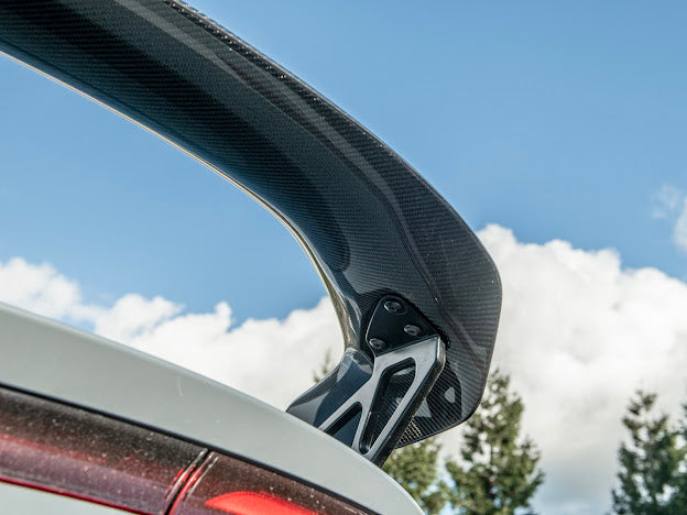 *BLEMISHED-DISCOUNTED* 2023-UP HONDA CIVIC TYPE-R CARBON FIBER REAR HIGH WING SPOILER