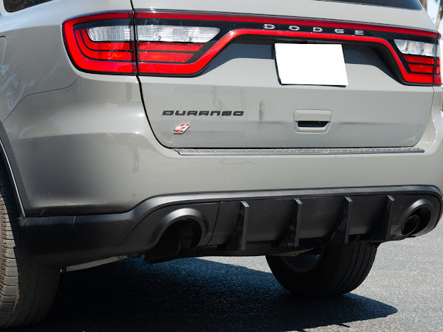 2014+DODGE DURANGO REAR BUMPER DUAL TIPS DIFFUSER