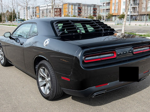 2008+ DODGE CHALLENGER REAR WINDOW LOUVER SUN SHADE COVER