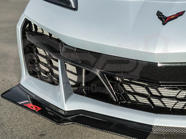2023+ CHEVROLET CORVETTE C8 Z06 | CARBON FIBER FRONT BUMPER GRILLE INSERT PAIR