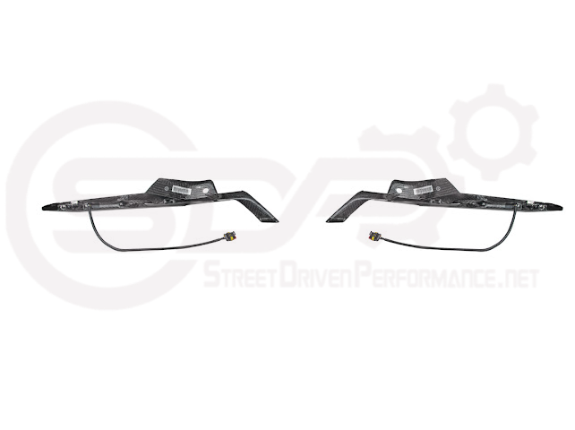 2023+ CHEVROLET CORVETTE C8 Z06 | CARBON FIBER SEQUENTIAL LED DRL LIGHT BAR BEZEL INSERT