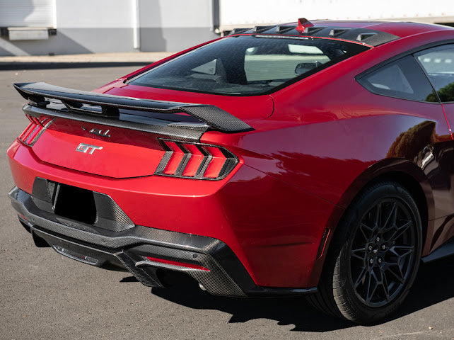 2024+ FORD MUSTANG S650 COUPE |   CARBON FIBER REAR ROOF WING SPOILER