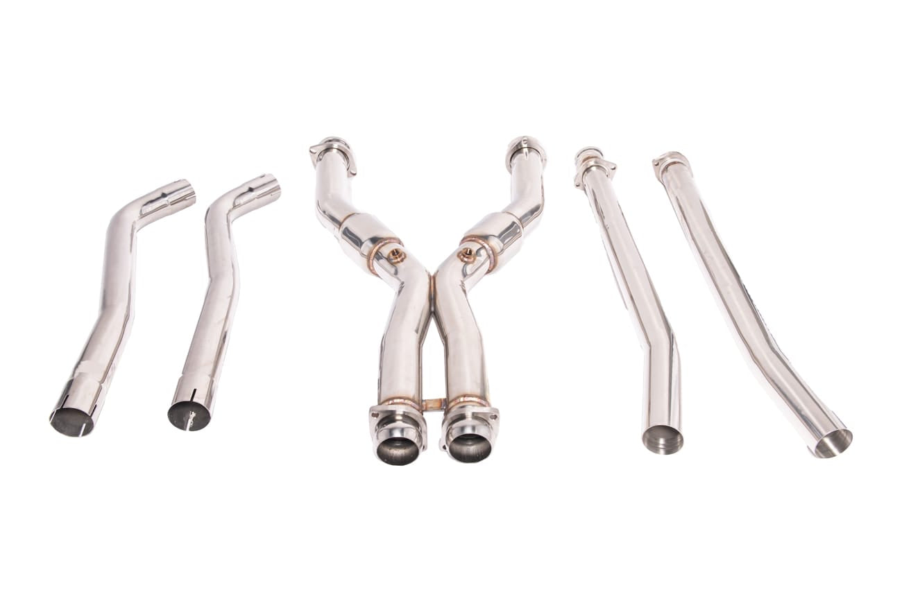 2009-2015 Cadillac CTS-V V2 Coupe | 1-7/8" STAINLESS HEADERS WITH X-PIPE