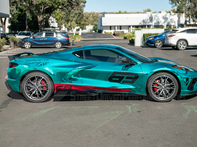 2020-UP CORVETTE C8 STINGRAY & Z51 | 5VM STYLE 2PCS GLOSSY BLACK SIDE SKIRTS ROCKER PANEL GROUND EFFECTS