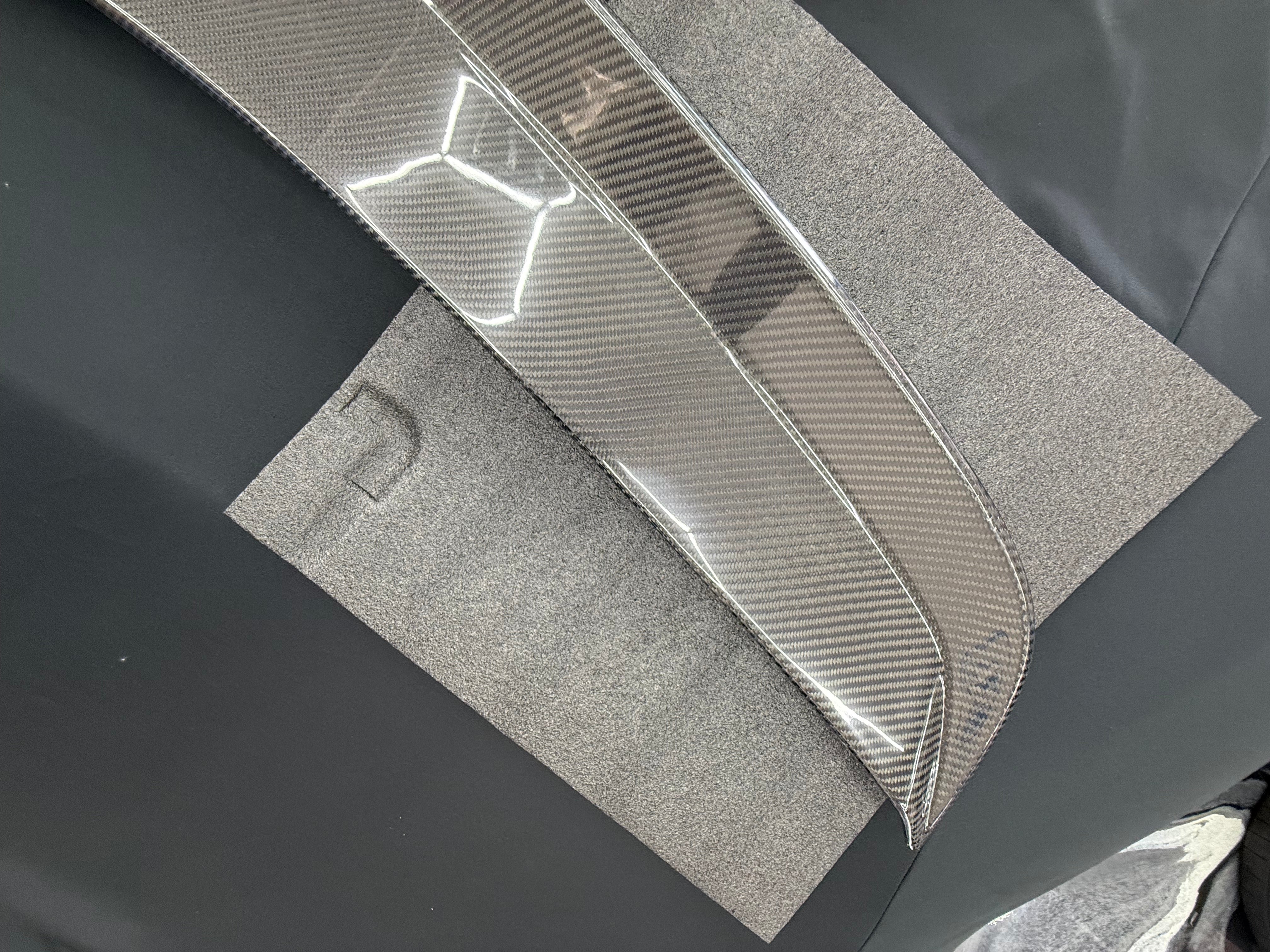 *IMPERFECTION / DISCOUNTED* 2016-2019 Cadillac CTS-V V3 - Carbon Fiber Rear Trunk Lid Spoiler Wing