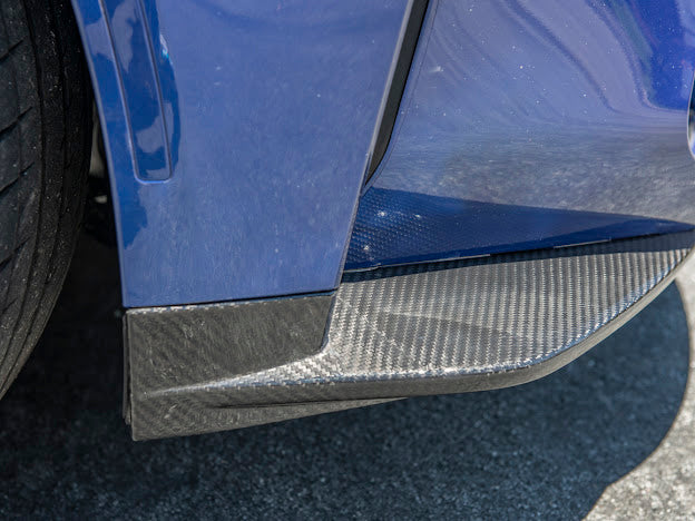 2021-Up BMW G82 / G83 M4 | Factory Extended Style Carbon Fiber Front Lip Splitter Pair Ground Effects