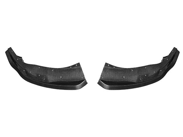 2020-UP TOYOTA SUPRA A91 CARBON FIBER FRONT SPLITTER LIP GROUND EFFECTS (2 PEICE)