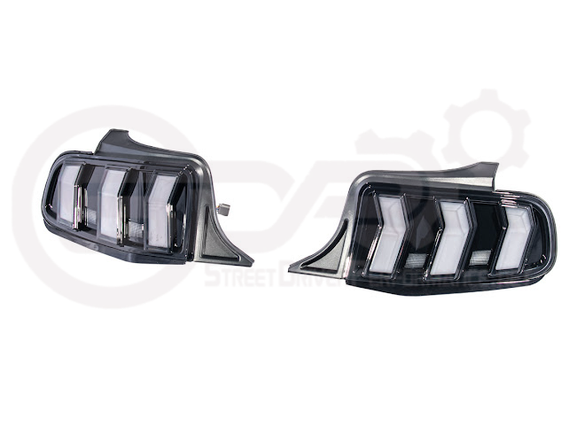 2010-2014 FORD MUSTANG | S650 EURO STYLE SEQUENTIAL SIGNAL LED REAR TAILLIGHTS PAIR