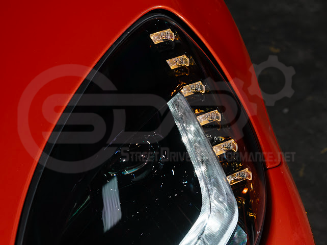 2005-2013 CHEVROLET CORVETTE C6 | C7 STYLE PROJECTOR LED SEQUENTIAL SIGNAL TURN HEADLIGHTS (PAIR)