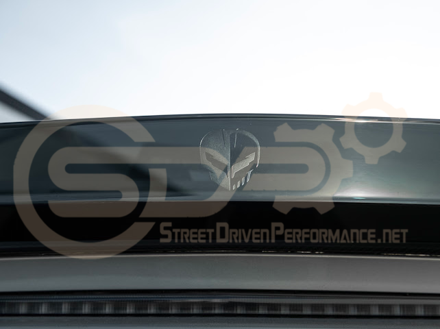 2023-Up Corvette C8 Z06 | Jake Skull Logo Rear Wickerbill Spoiler Wing