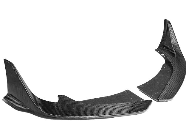 2020-UP TOYOTA SUPRA A91 CARBON FIBER FRONT SPLITTER LIP GROUND EFFECTS (2 PEICE)