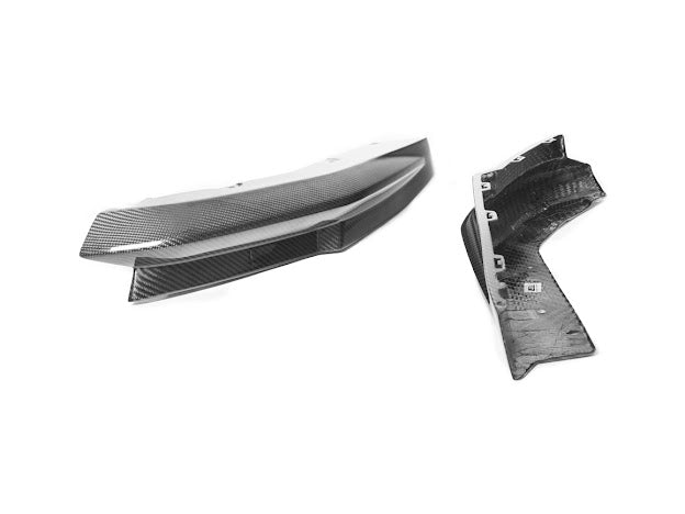 2021-Up BMW G80 M3 | Factory Style CARBON FIBER Rear Apron Lip Splitter Pair