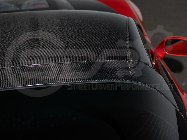 2005-2013 C6 Corvette - Carbon Fiber B-Pillar / Halo Cover