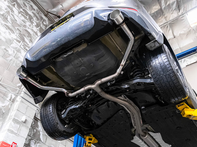 2022+ HONDA CIVC 1.5T & 2023+ ACURA INTEGRA 1.5T | MUFFLER DELETE AXLE BACK EXHAUST KIT (CHROME TIPS OR BURNT BLUE TIPS)