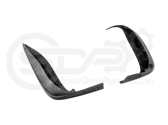 2005-2013 Chevrolet Corvette C6 |Z06 ZR1 STYLE CARBON FIBER Front & Rear Splash Guard Mud Flaps
