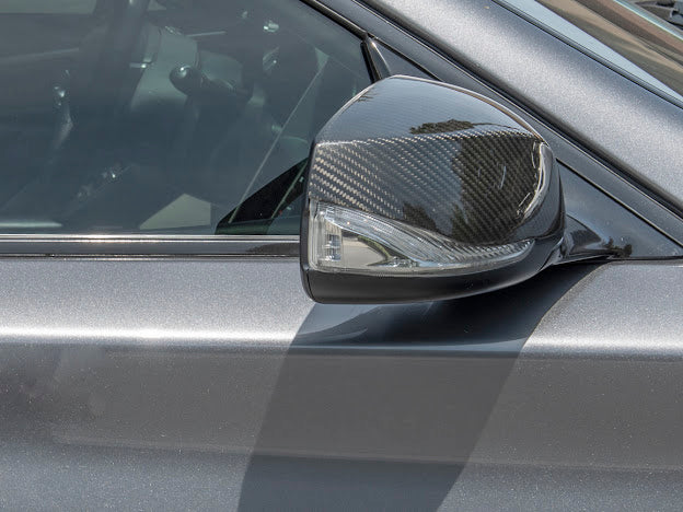 2014-Up Infiniti Q50 Q60 Q70 QX30 Factory CARBON FIBER Side Mirror Covers Pair