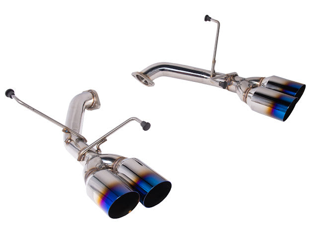 2022-UP SUBARU WRX | AXLE BACK MUFFLER DELETE DOUBLE WALL 4" QUAD TIPS EXHAUST (CHROME OR BURNT BLUE TIPS)
