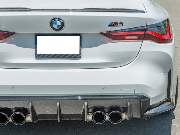 2021-Up BMW G80 M3 | Factory Style CARBON FIBER Rear Apron Lip Splitter Ground Effects