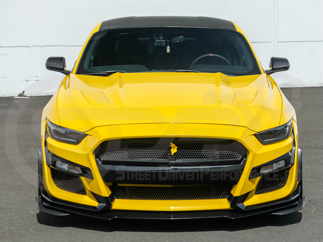 2015-2023 FORD MUSTANG W/ SIGNAL LIGHT | CARBON FIBER SIDE MIRROR CAP COVER PAIR