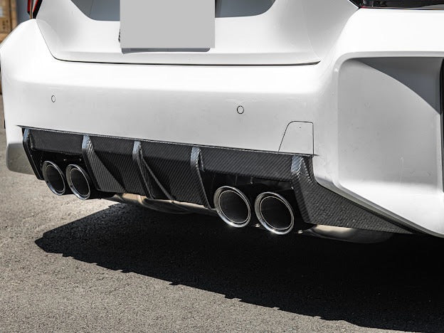 2023-UP BMW M2 | M-SPORT PERFORMANCE PACKAGE CARBON FIBER REAR BUMPER DIFFUSER