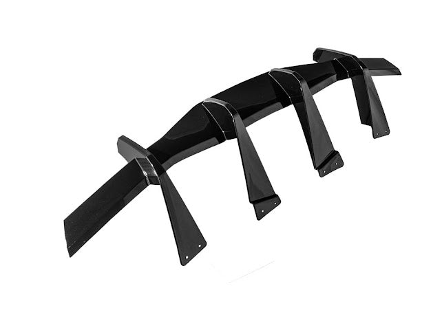 2020-Up Corvette C8 STINGRAY & Z51 | CARBON FLASH 3Pcs Rear Bumper *ADD-ON* Diffuser Lip